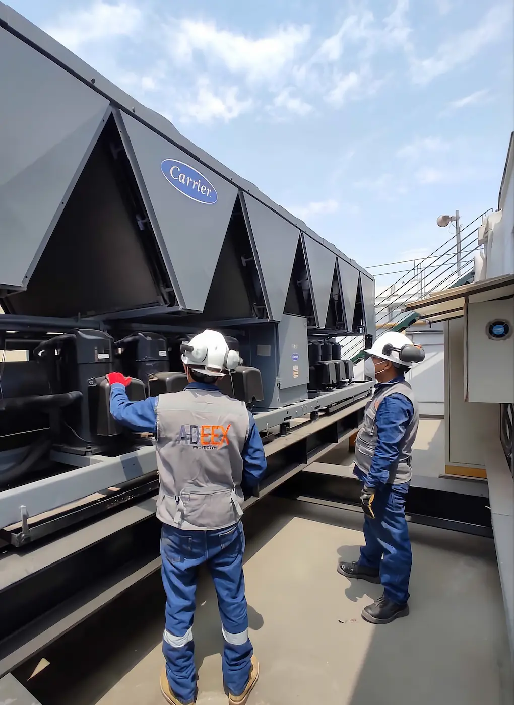 Instalación de sistema de climatización en rooftoop