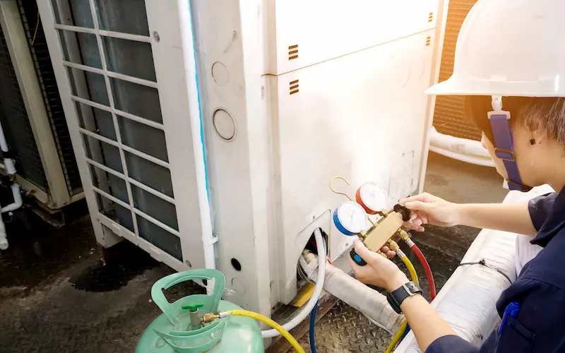Mantenimiento de aire acondicionado industrial